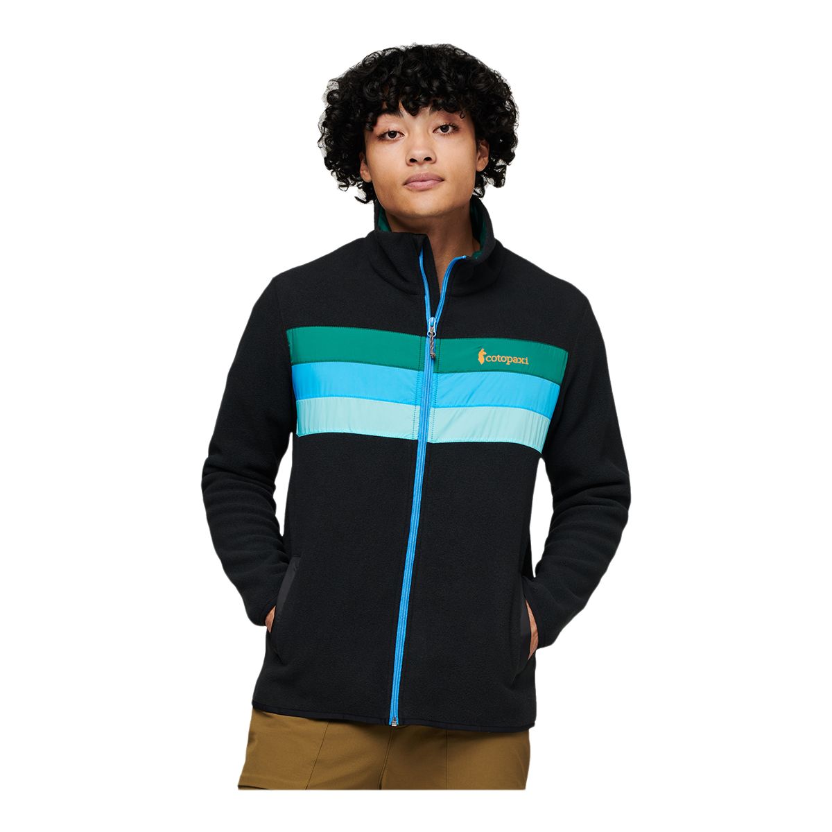 Fleece zip jacket on sale mens