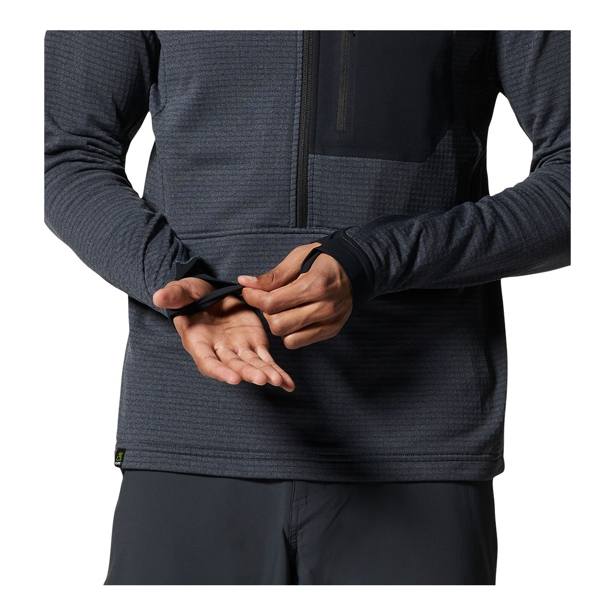 Mountain Hardwear Men's Polartec Power Grid 1/2 Zip Long Sleeve Top