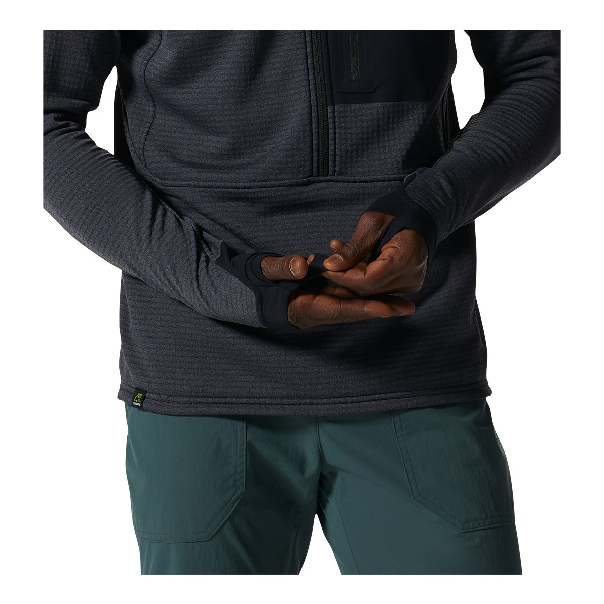 Mountain Hardwear Men's Polartec Power Grid 1/2 Zip Long Sleeve Top