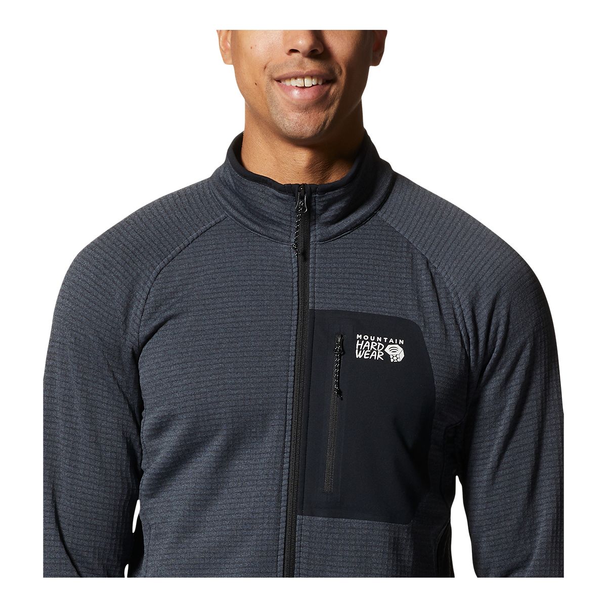 Mountain Hardwear Men's Polartec Power Grid 1/2 Zip Long Sleeve Top