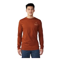 Mountain Hardwear Men's Mountain Long Sleeve T Shirt Front_Flat