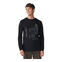 Mountain Hardwear Men's 8000M Yak Long Sleeve T Shirt Front_Flat