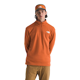 The North Face Men's Cedar Trail 1/4 Zip Long Sleeve Top Front_Flat
