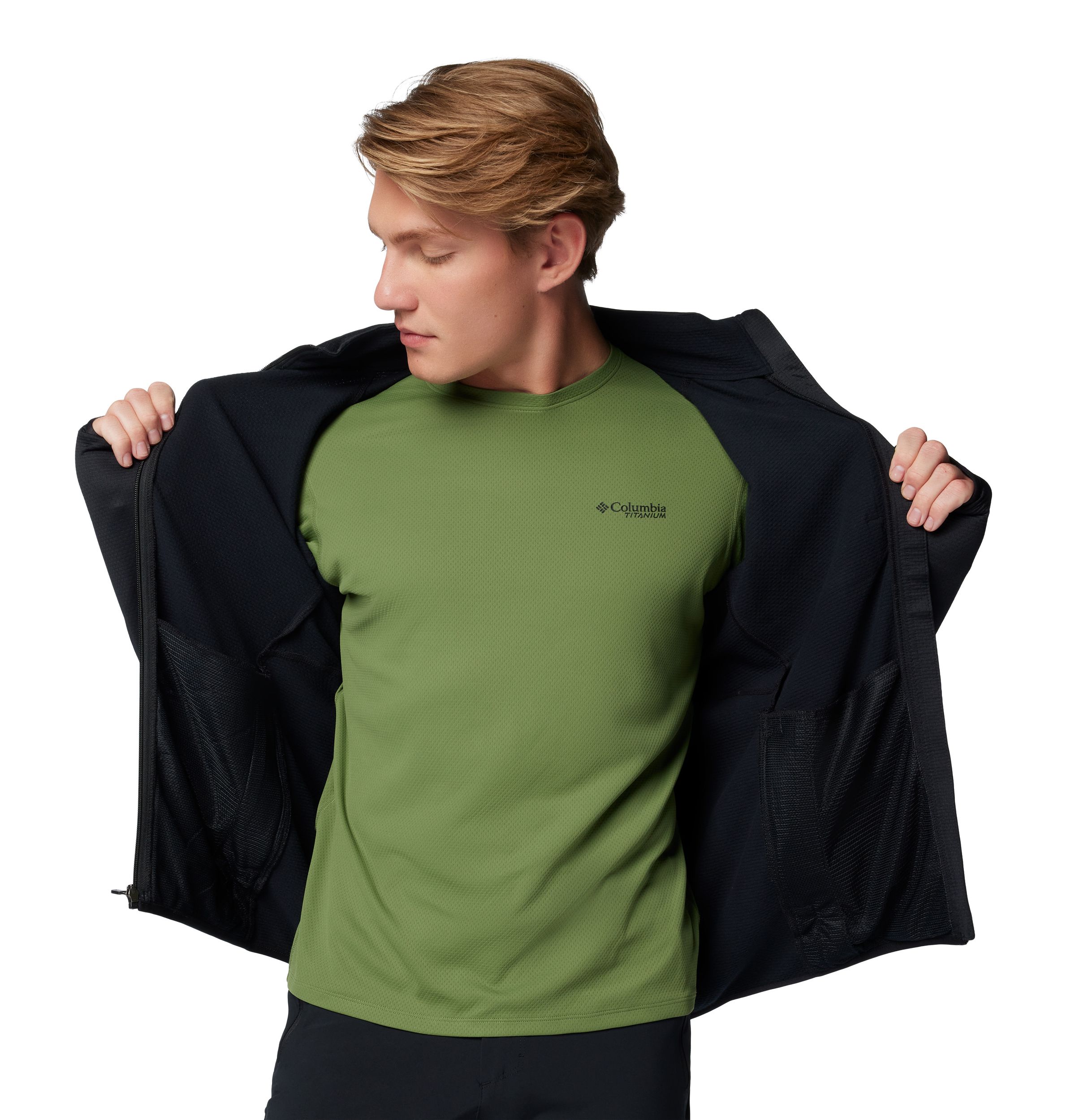 Columbia Men's Triple Canyon Grid Fleece Full Zip Jacket