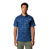 Columbia Men's Wild Cast Camping Shirt Front_Flat