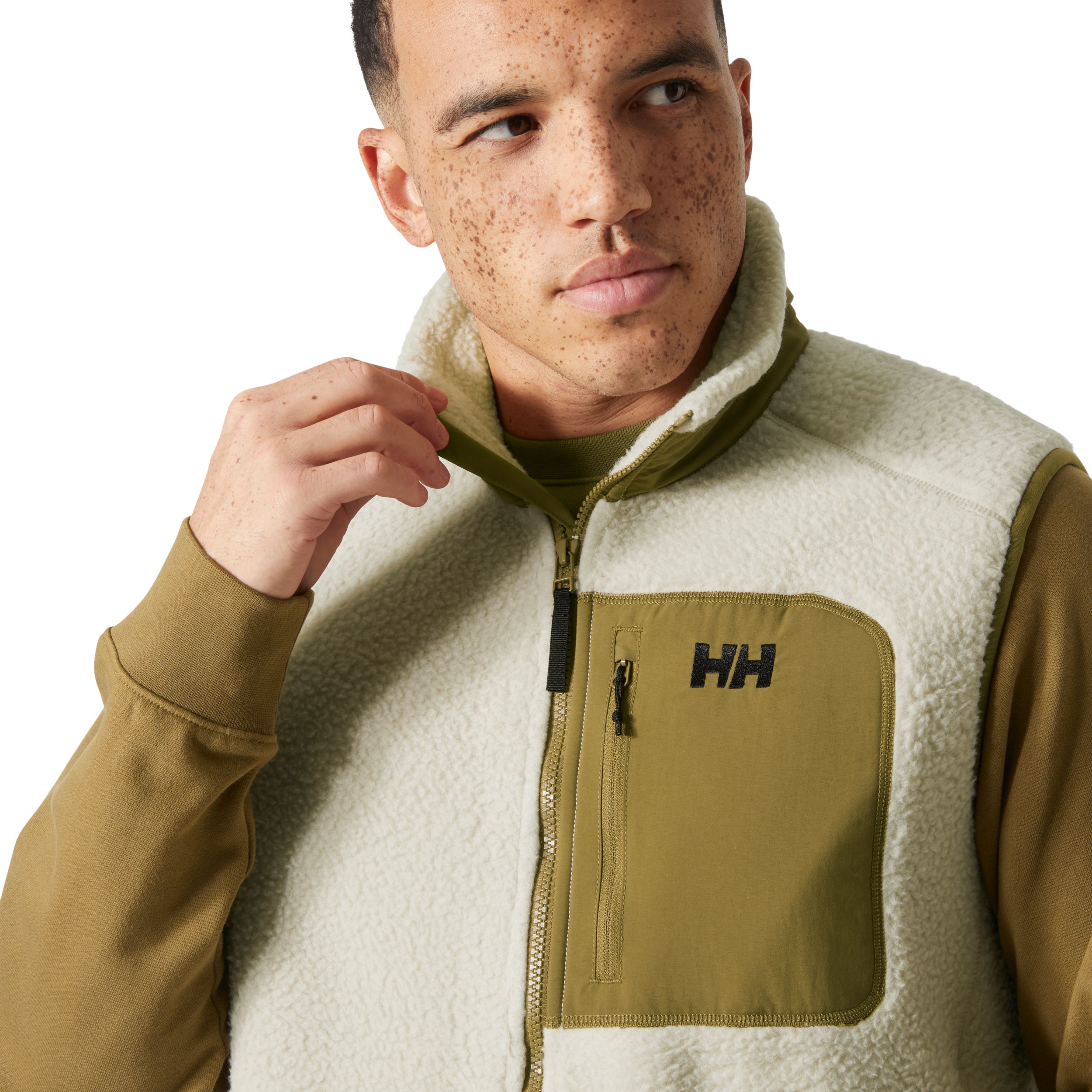 Helly Hansen Men's Panorama Recycled Polyester Pile Block Vest