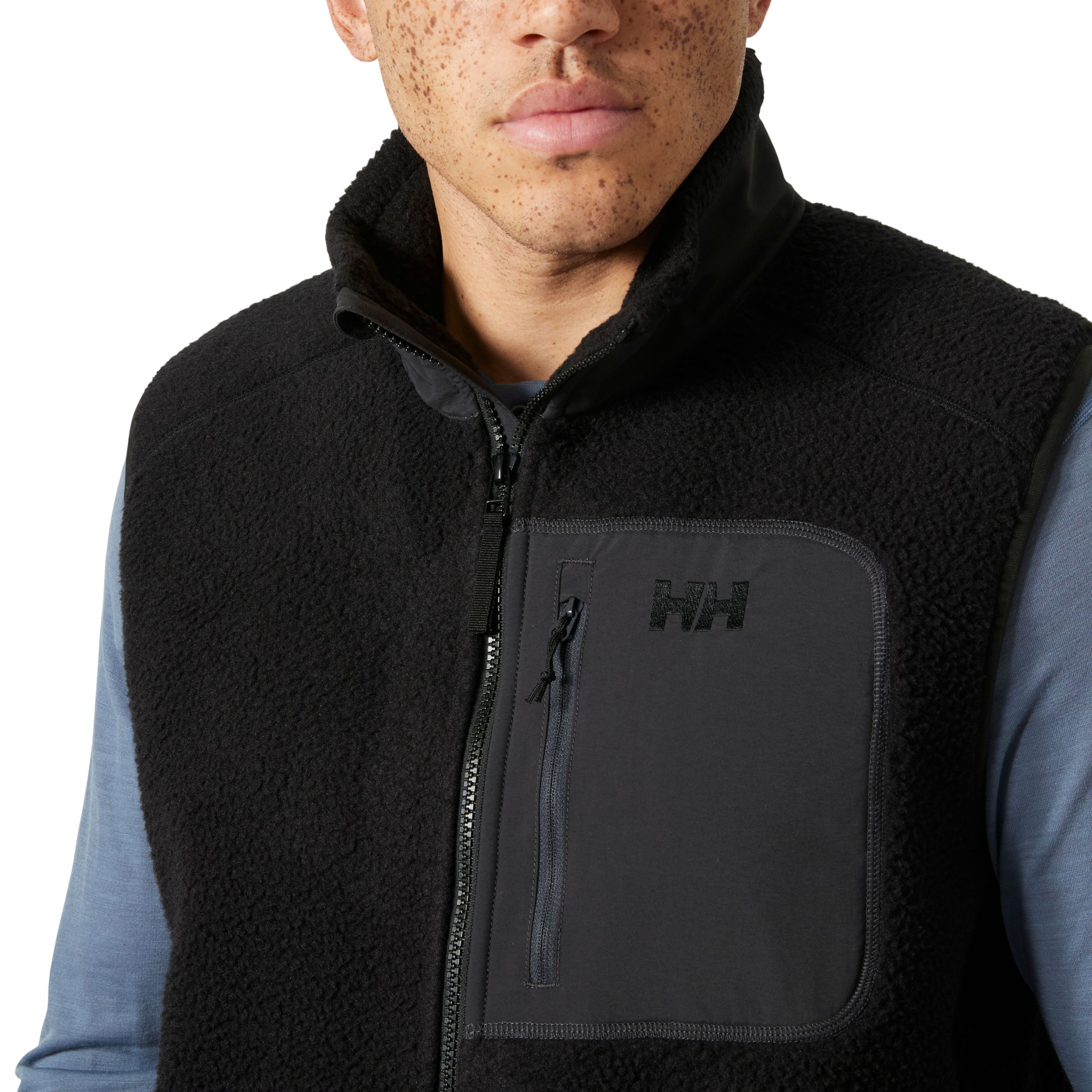Helly Hansen Men's Panorama Recycled Polyester Pile Block Vest