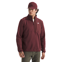The North Face Men's Performance 1/4 Zip Long Sleeve Fleece Top Front_Angled_Right