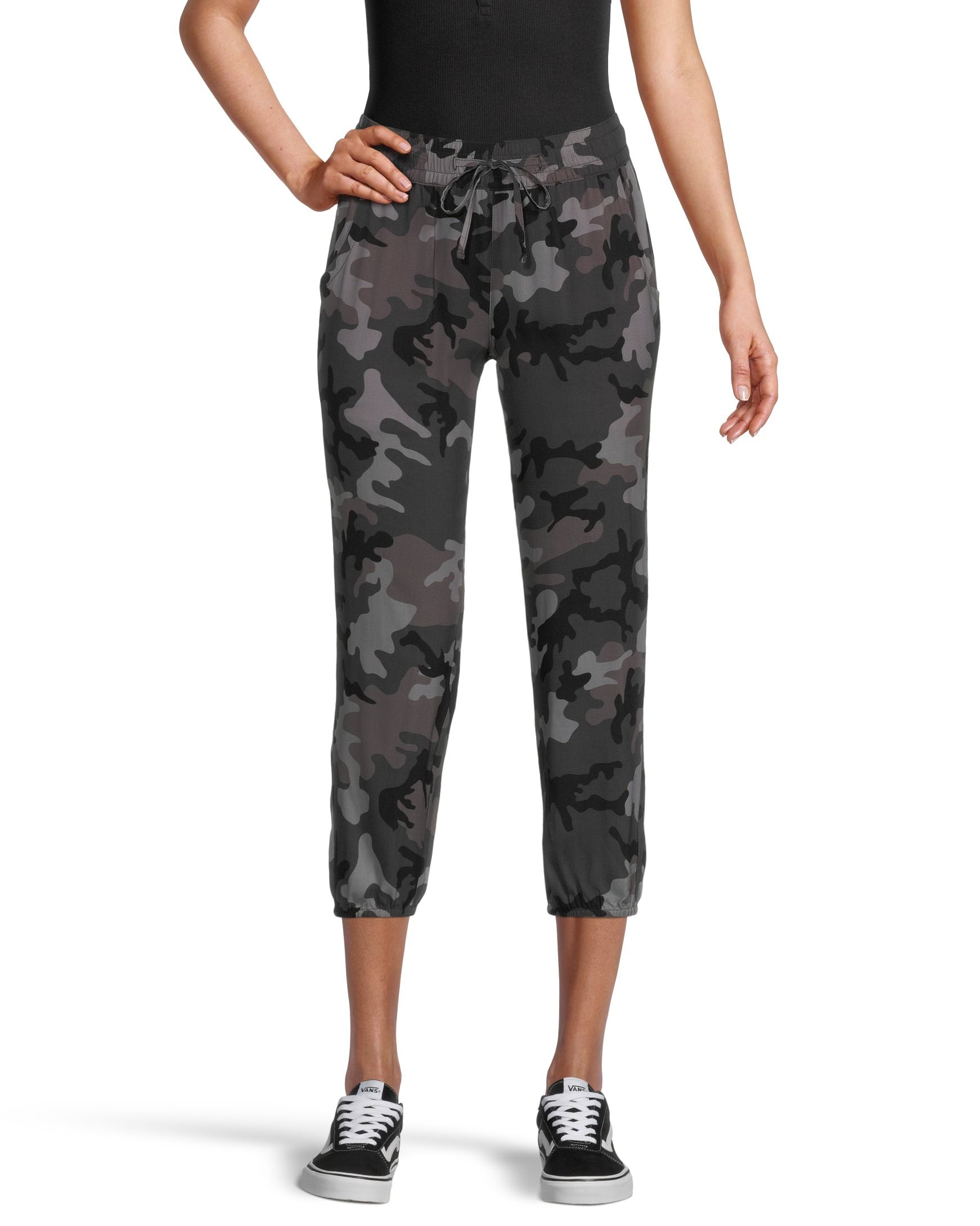 O'Neill Women's Jiggy Printed Camo Pants, Casual, Tapered