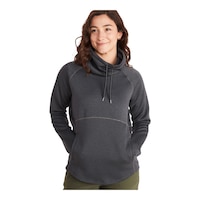 Marmot Women's Annie Cowl Neck Sweatshirt, Kangaroo Pocket Front_Flat