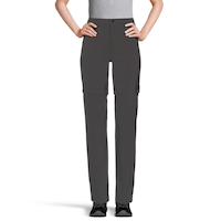 Woods Women's Warden Convertible Pants, Hiking, Outdoor, Mid Rise, Stretch Front_Flat