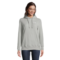The North Face Women's Box NSE Pullover Hoodie, Cotton Blend, Kangaroo Pocket Front_Flat