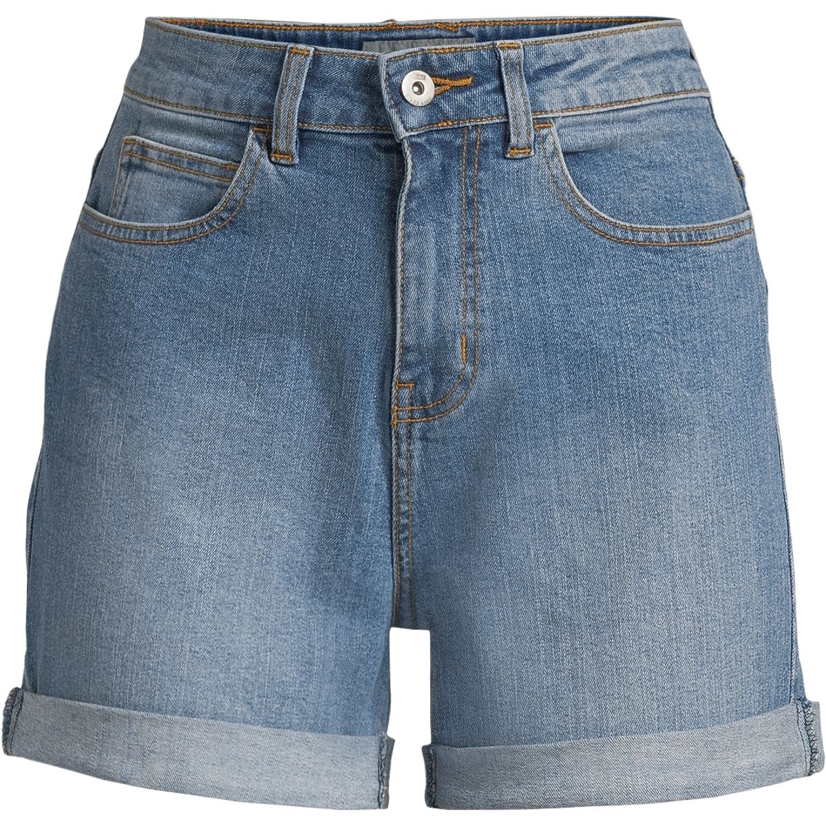 Vans Women's High Rise Roll Cuff Shorts