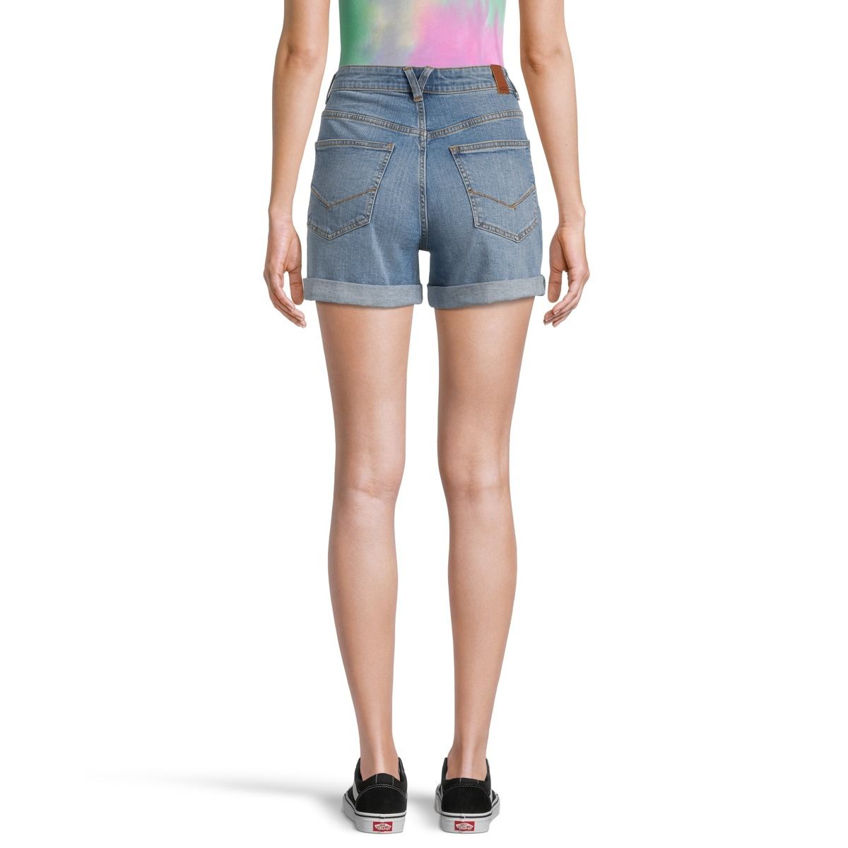 Vans Women's High Rise Roll Cuff Shorts