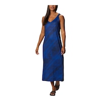 Columbia Women's Chill River Midi Dress Front_Three_Fourths_Angled_Left