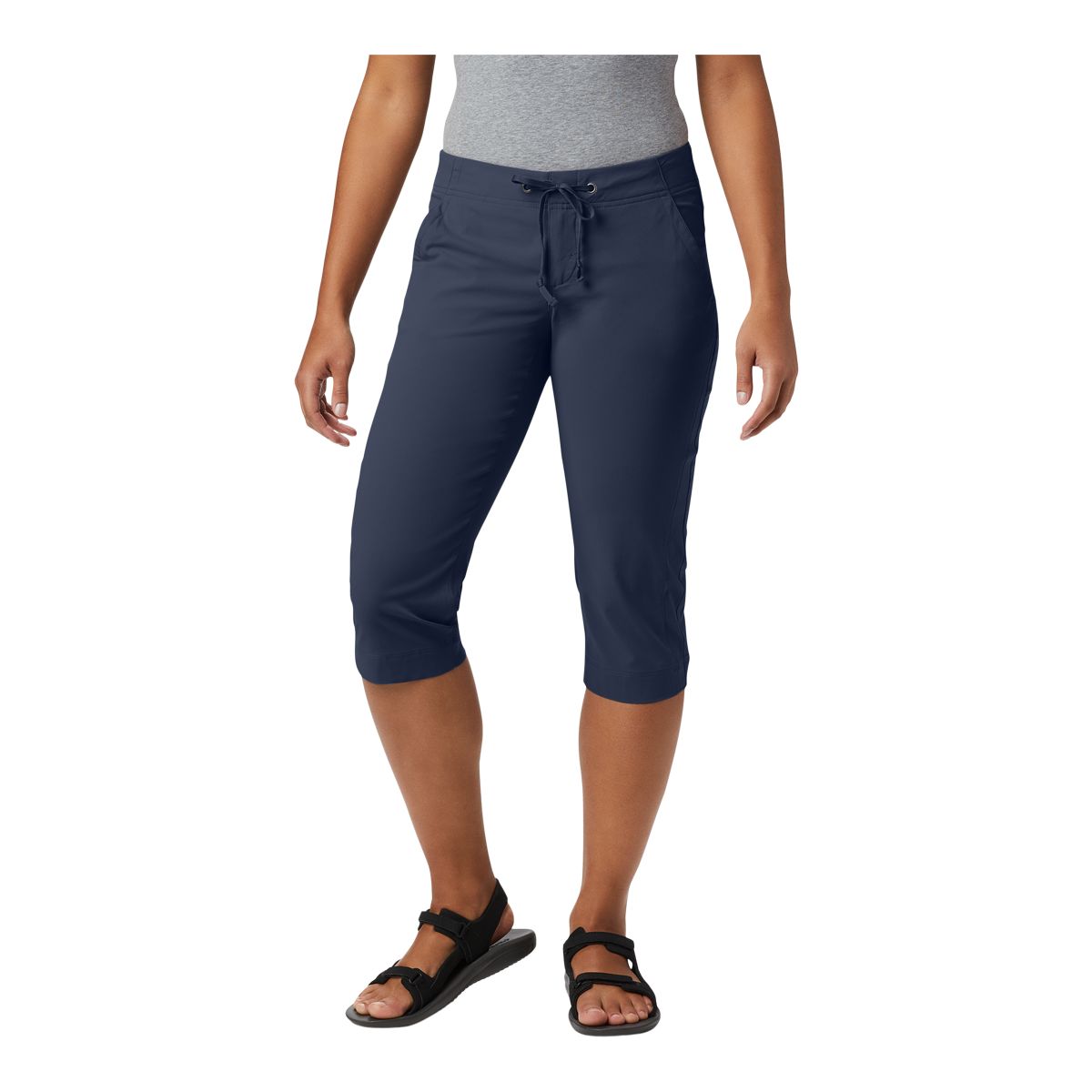 Columbia Women's Anytime Casual Pull On Pants Hiking Slim Fit Mid