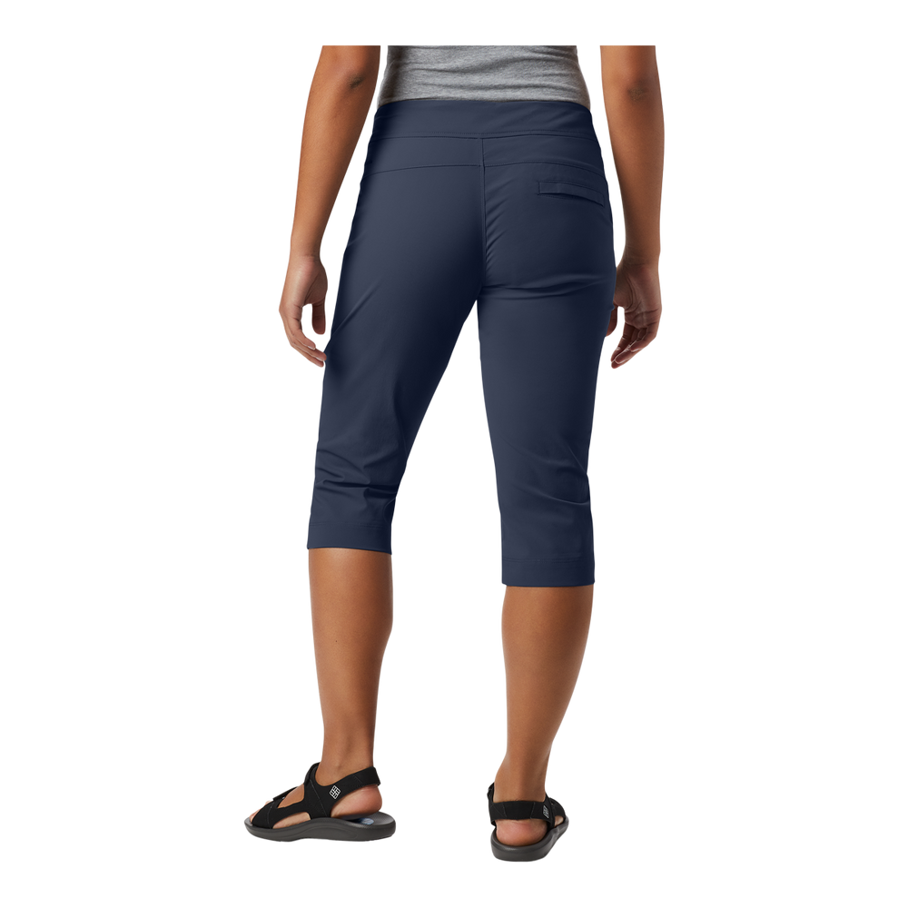 Ladies Crop Trousers Holiday Stretch 3/4 Summer Pockets Capri