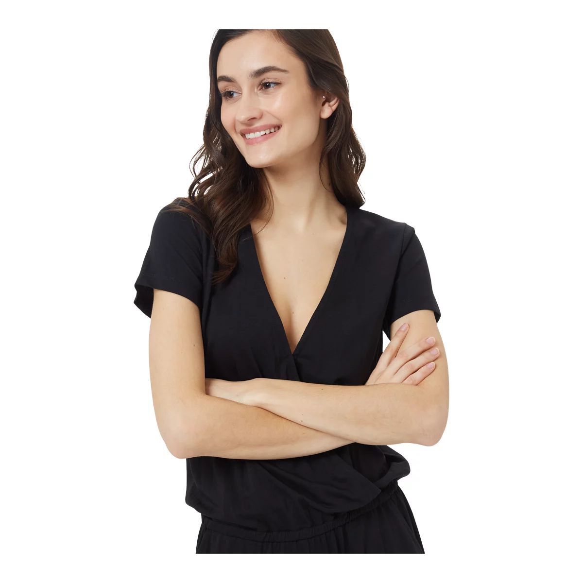 tentree Women's Blakely Short Sleeve Jumpsuit