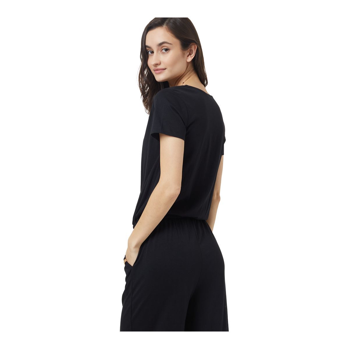 tentree Women's Blakely Short Sleeve Jumpsuit