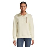 Woods Women's Farnham Quilted Sweatshirt Front_Flat