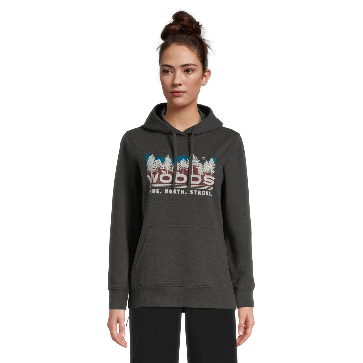 Woods Women's Lawson  Pullover Hoodie, Kangaroo Pocket