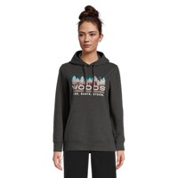Woods Women's Lawson  Pullover Hoodie, Kangaroo Pocket Front_Flat