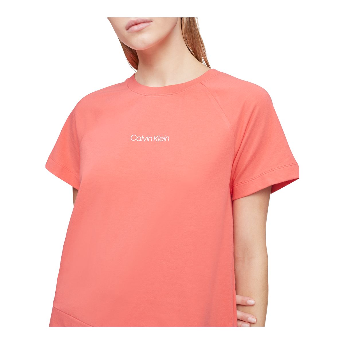 Calvin Klein Women's Cotton Lounge Crew Sleep T Shirt