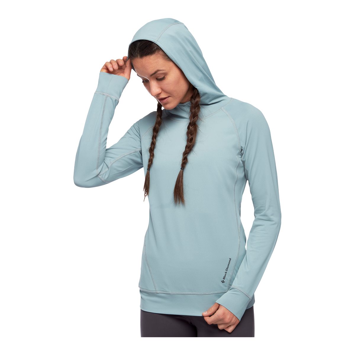 Alpenglow Black Diamond Hoodie Jacket Clothing Ash Diamond Hoodie