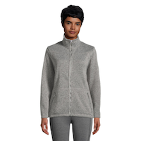 McKINLEY Women's Rubin II Zip Up Funnel Neck Fleece Jacket Front_Flat