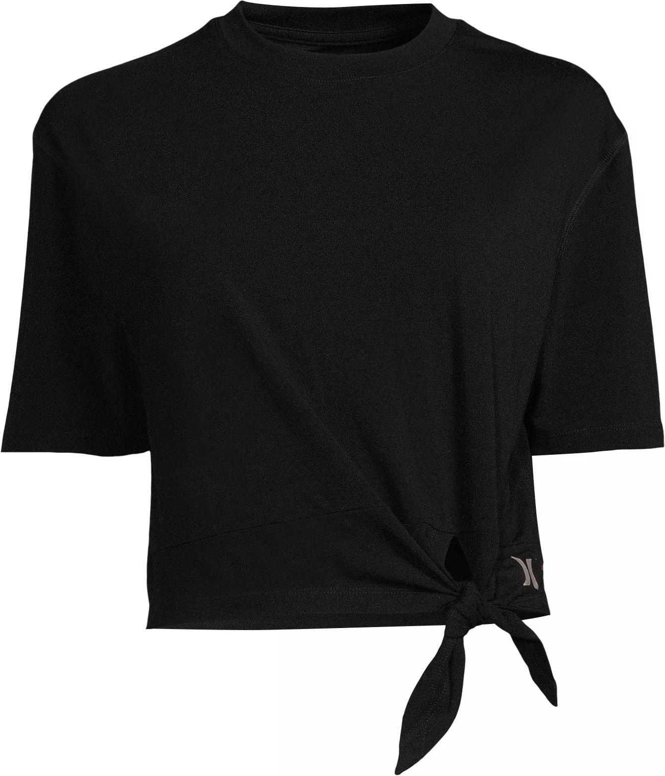 Hurley Women's Tie Front Active T Shirt