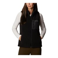 Columbia Women's West Bend™ Zip Up Plush Vest Front_Flat