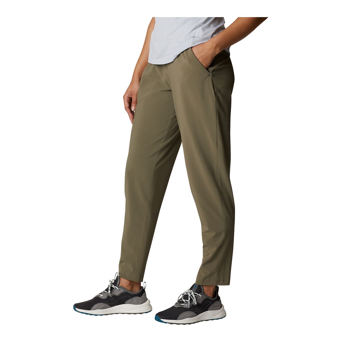 Columbia Women's Pleasant Creek Core Pull On Pants, Casual, High Rise