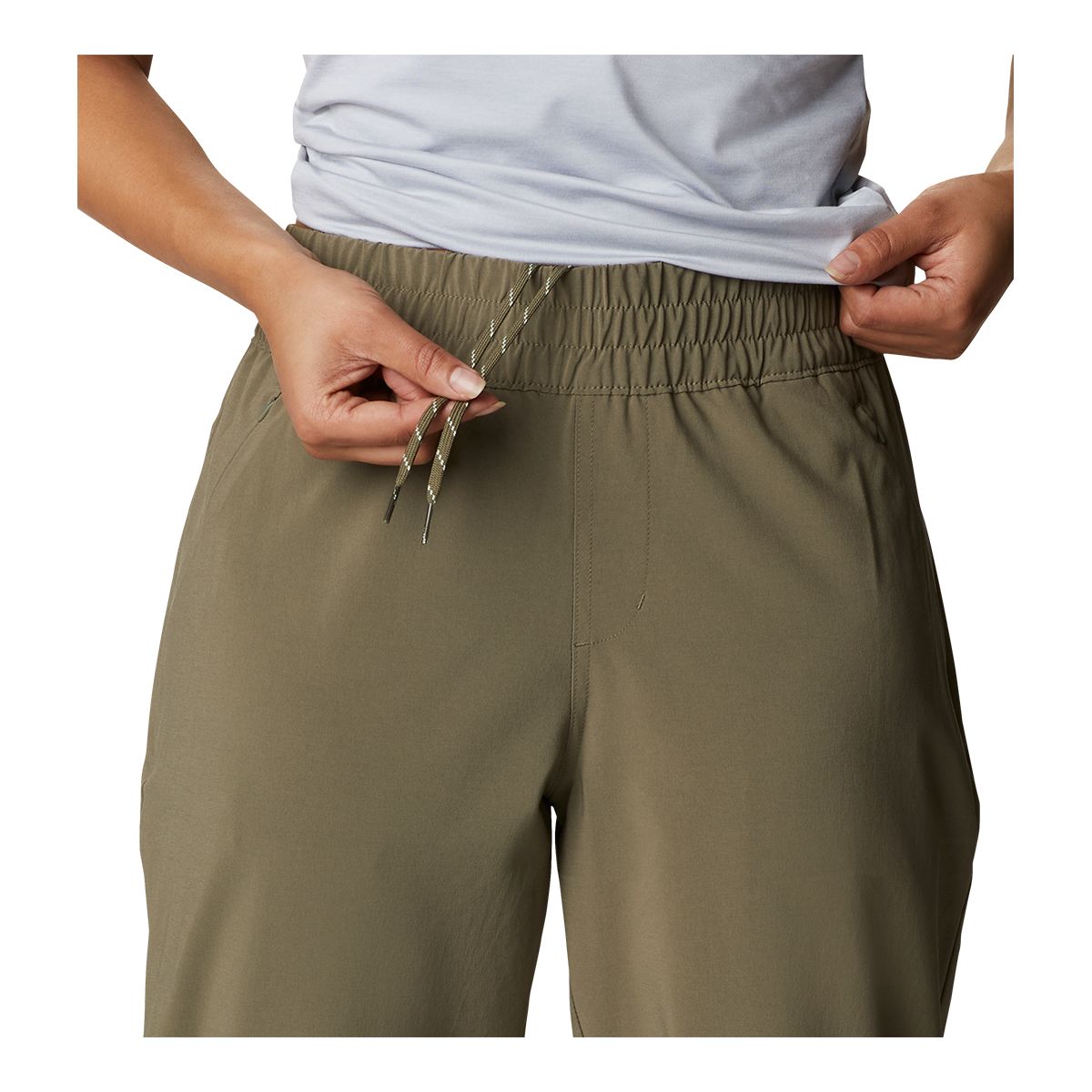 Columbia Women's Pleasant Creek Core Pull On Pants, Casual, High Rise