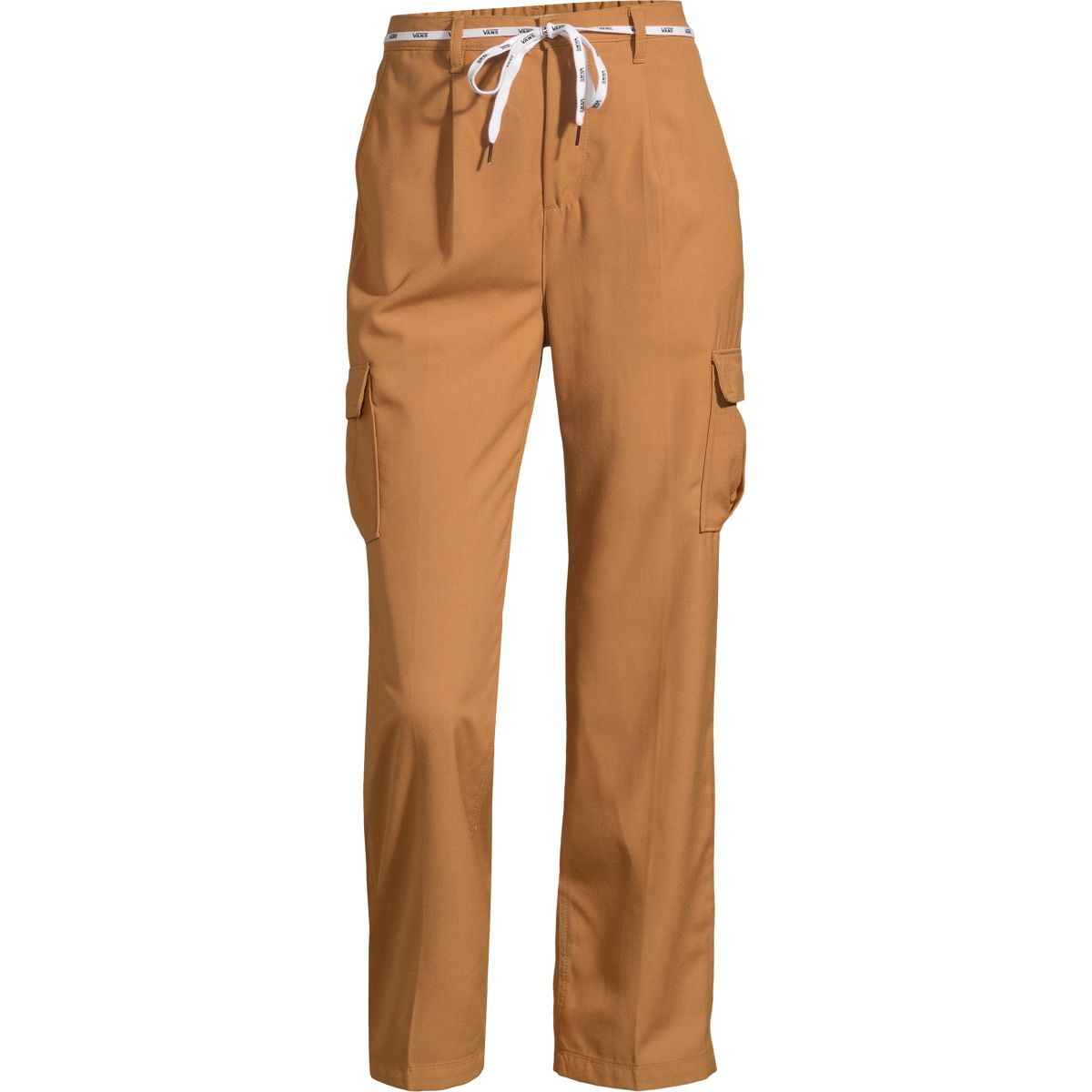 Vans Women's Shoe Lace Cargo Pants, Casual, Mid Rise, Wide Leg