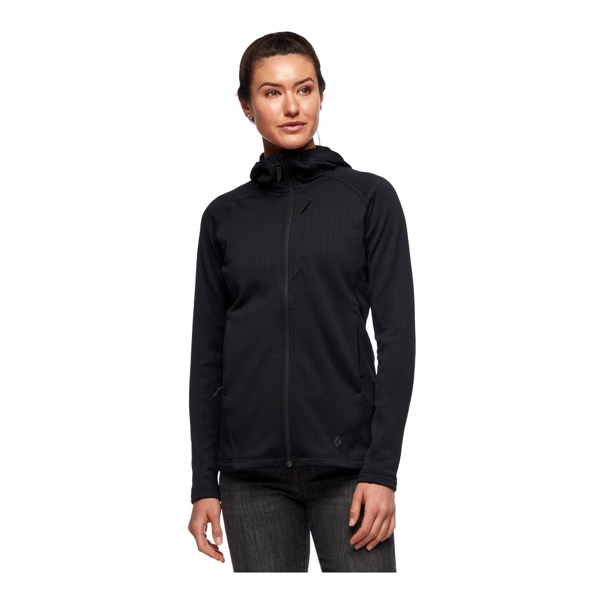 Black Diamond Women's Factor Full Zip Hoodie, Fleece, Quick-Dry ...