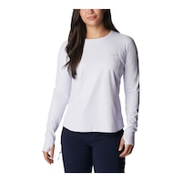 Columbia Women's Titan Pass™ Sun Deflector 2 Long Sleeve Shirt Front_Flat