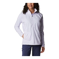 Columbia Women's Titan Pass™ Light Half Zip Long Sleeve Top Front_Flat