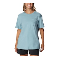 Columbia Women's Break It Down T Shirt Front_Flat