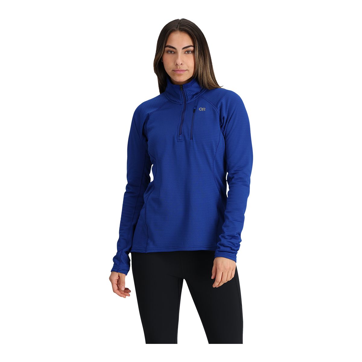 Outdoor Research Women's Vigor Grid 1/4 Zip Fleece Top | Atmosphere