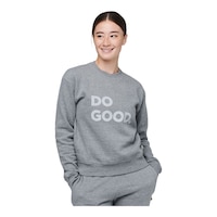 Cotopaxi Women's Do Good Organic Sweatshirt Front_Angled_Right