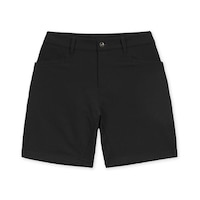 Hooke Women's Expedition Shorts - Black Front_Flat