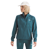 The North Face Women's Performance 1/4 Zip Long Sleeve Fleece Top Front_Flat