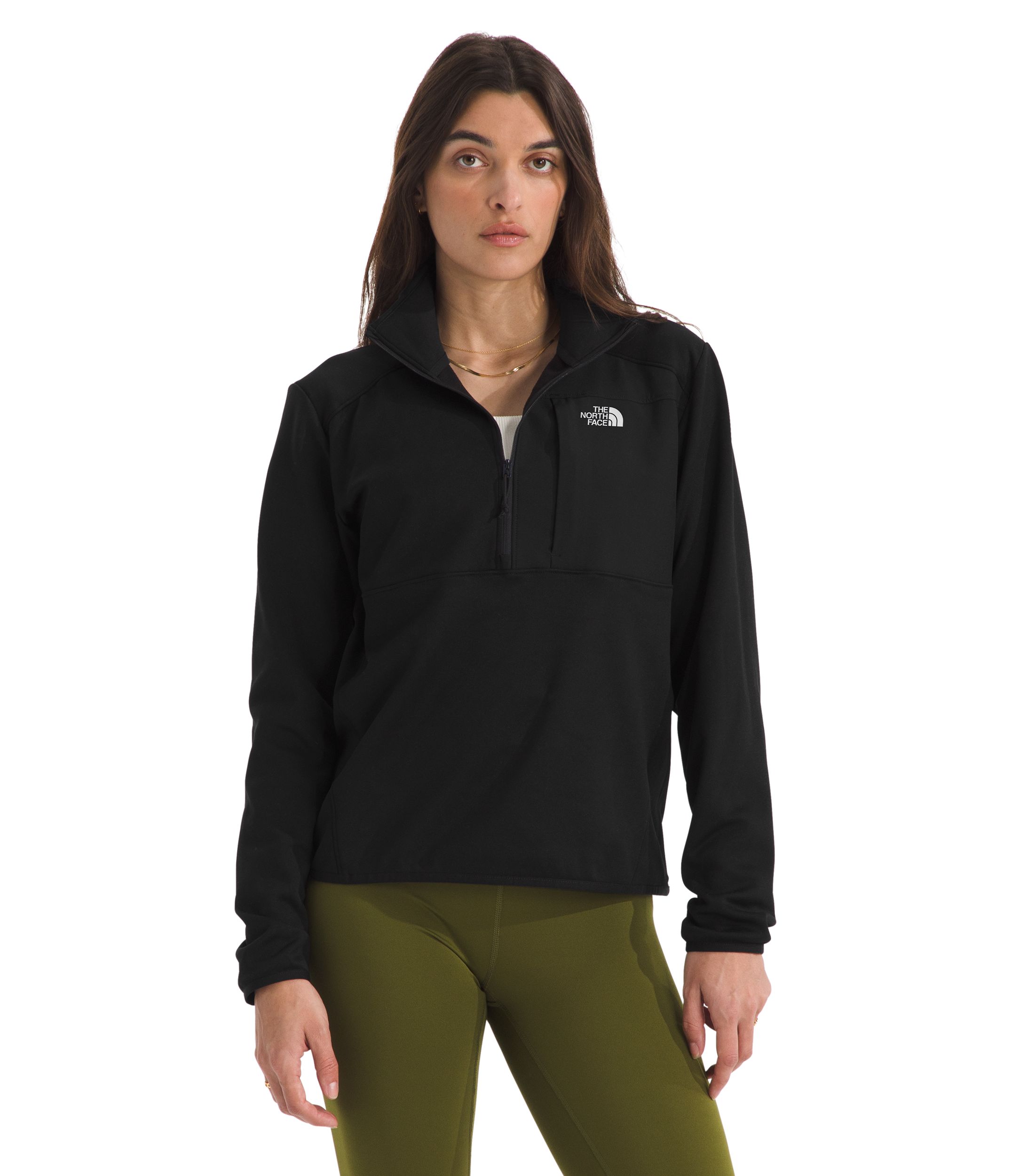The North Face Women's Performance 1/4 Zip Long Sleeve Fleece Top