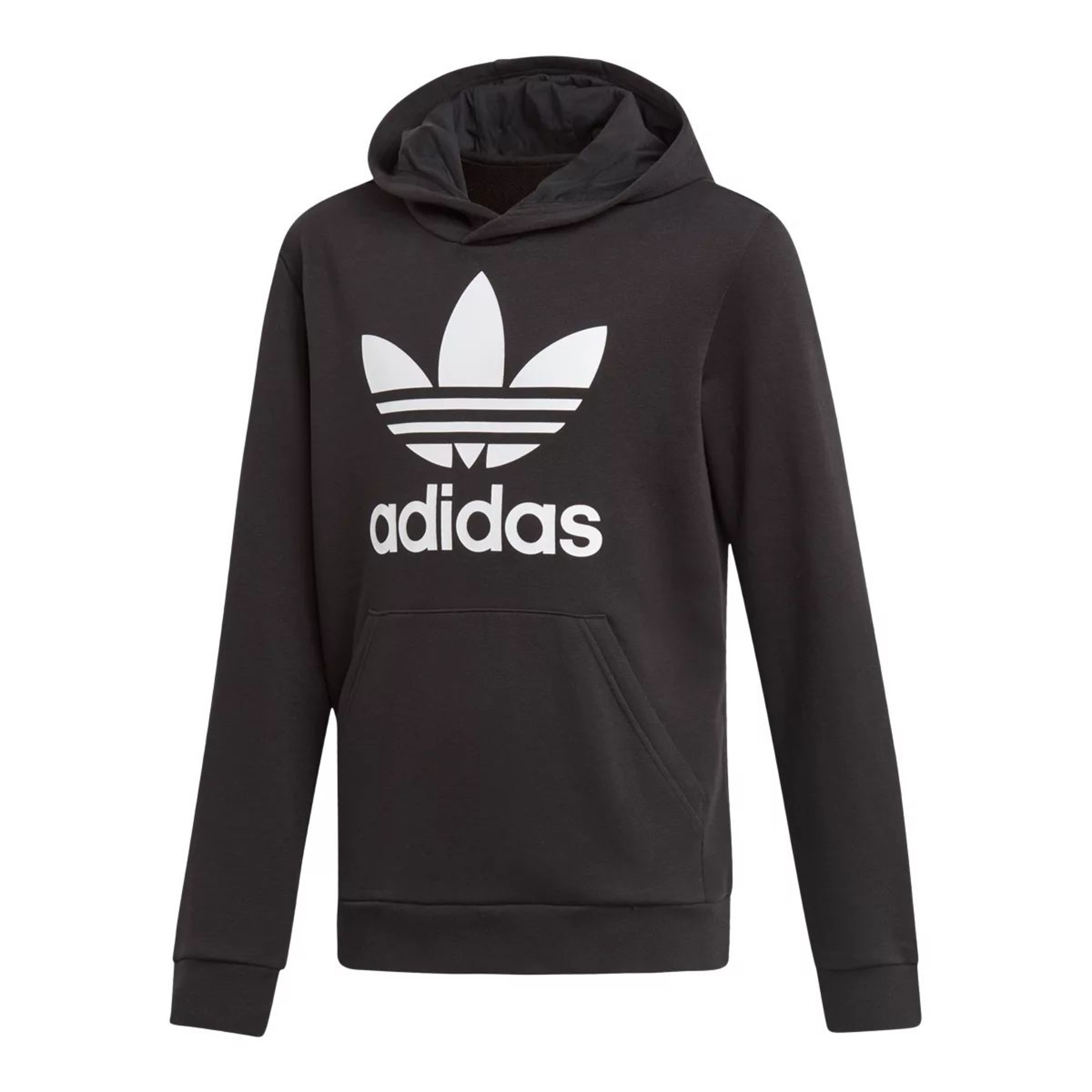 adidas Originals Boys' Trefoil Hoodie, Kids', Pullover, French Terry, Kangaroo Pocket