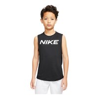 Nike Boys' Pro Sleeveless Fitted Tank Front_Flat