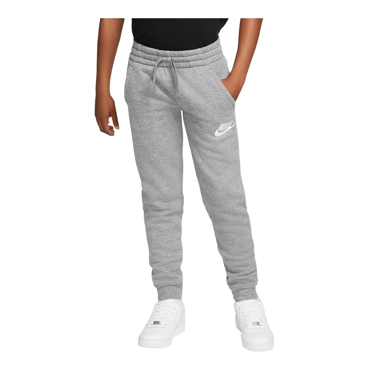 Nike Boys' Club Fleece Sweatpants, Kids', Cuffed, Tapered, Athletic