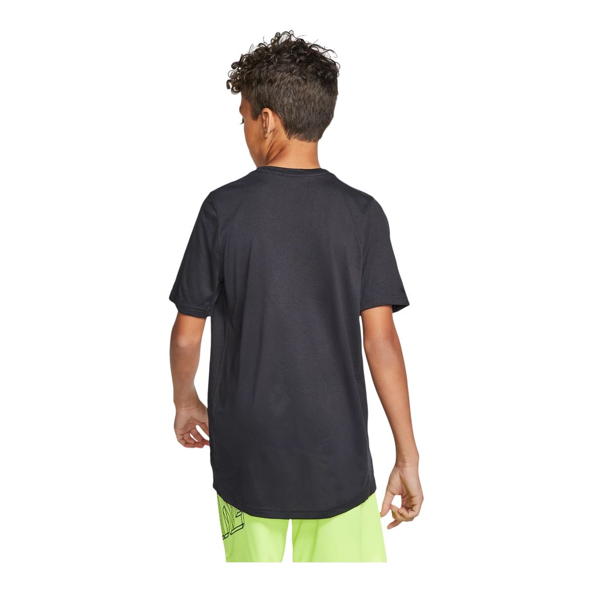 Nike Boys' Dri-FIT Legend T Shirt, Kids, Crewneck, Quick Dry, Graphic