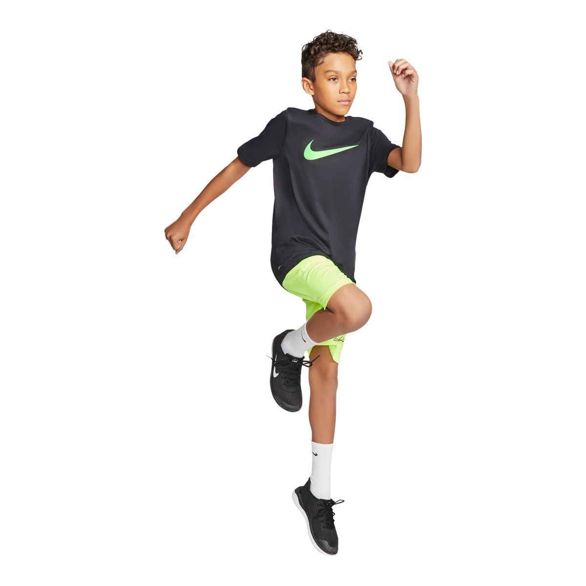 Nike Boys' Dri-FIT Legend T Shirt, Kids, Crewneck, Quick Dry, Graphic