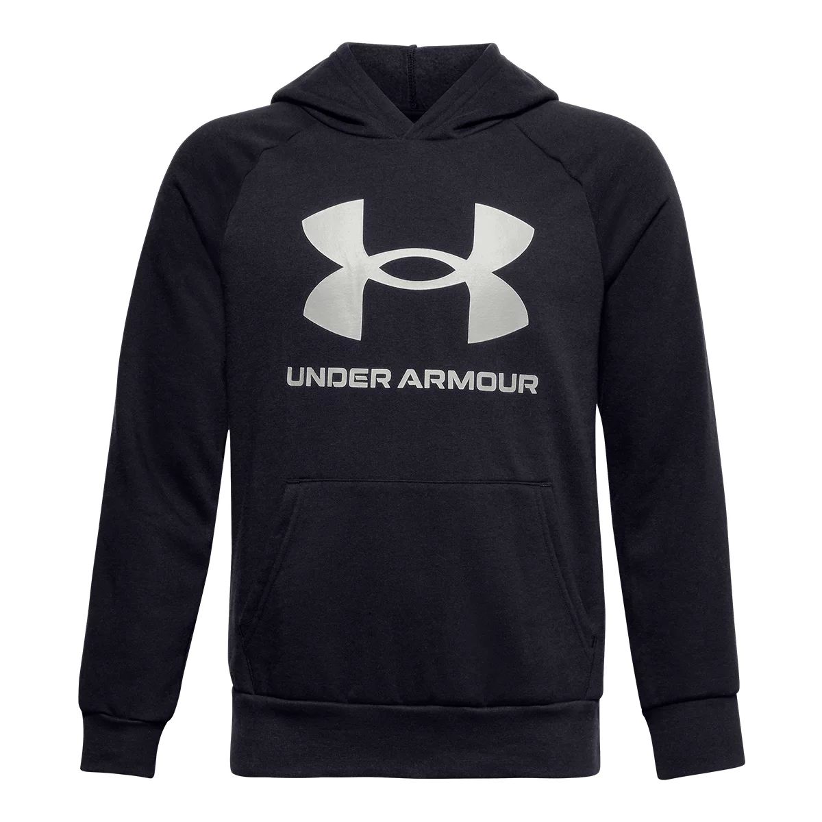 Under Armour Boys' Rival Logo Hoodie, Kids', Pullover, Fleece ...