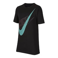 Nike Sportswear Boys' Exploded Futura T Shirt Front_Angled_Left